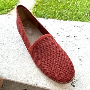 EILEEN FISHER Demi Knit Eco Recycled Red Stretch Slip-on Shoes 10 9.5 New $140